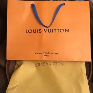 Louis Vuitton gift bag with dust bag